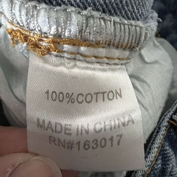 Princess Polly xx Jean Cut Off Shorts Womens 6 Distressed Daisy Duke High Waist - Picture 5 of 9